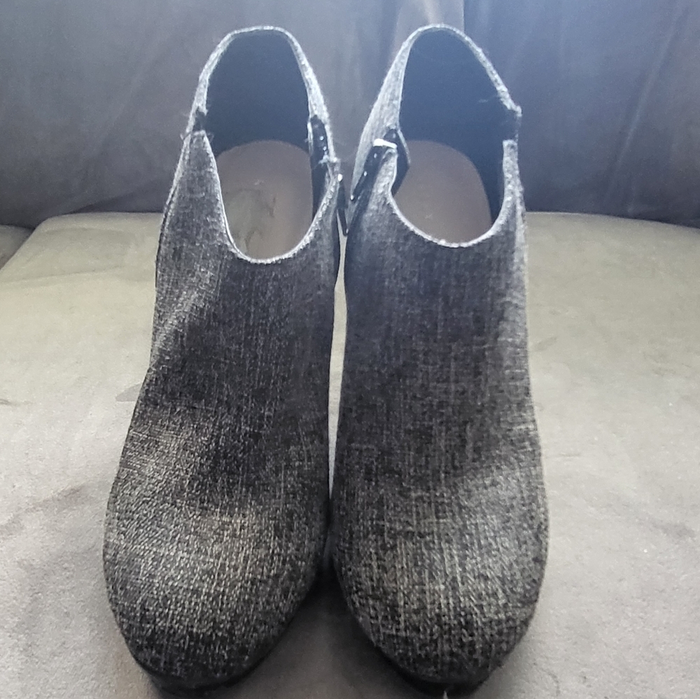 High healed booties